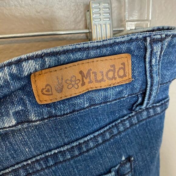Mudd Distressed Straight Leg Jeans Sz 9 - Picture 5 of 8